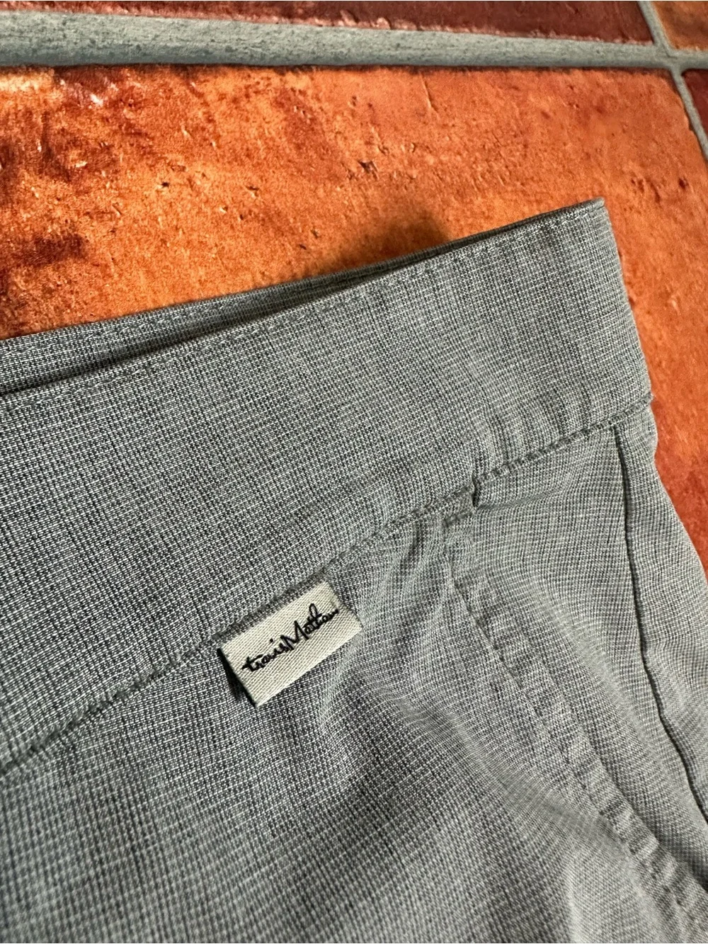 Travis Mathew Gray Flat-Front Performance Shorts - Picture 2 of 6